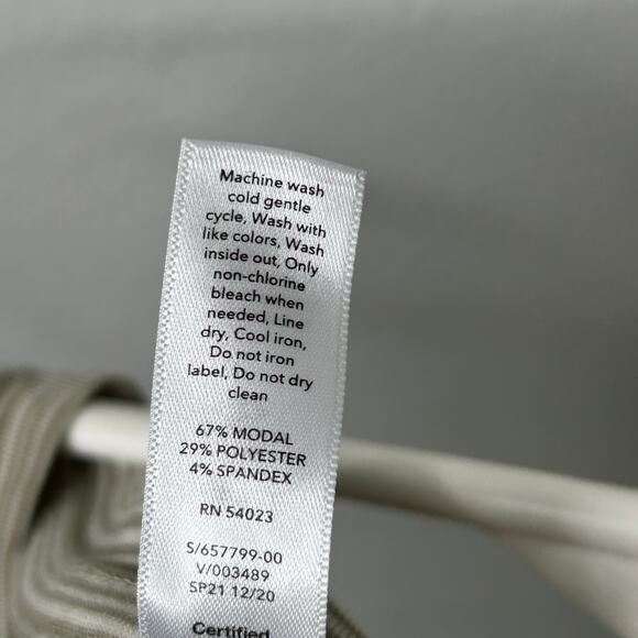 Athleta Cloudlight Striped Muscle Tank Top Green Size Large - Picture 7 of 7